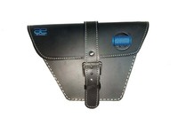 Echtleder Seite Panel Tasche Schwarz FüR Royal Enfield Abscheider 650 Cc Gec