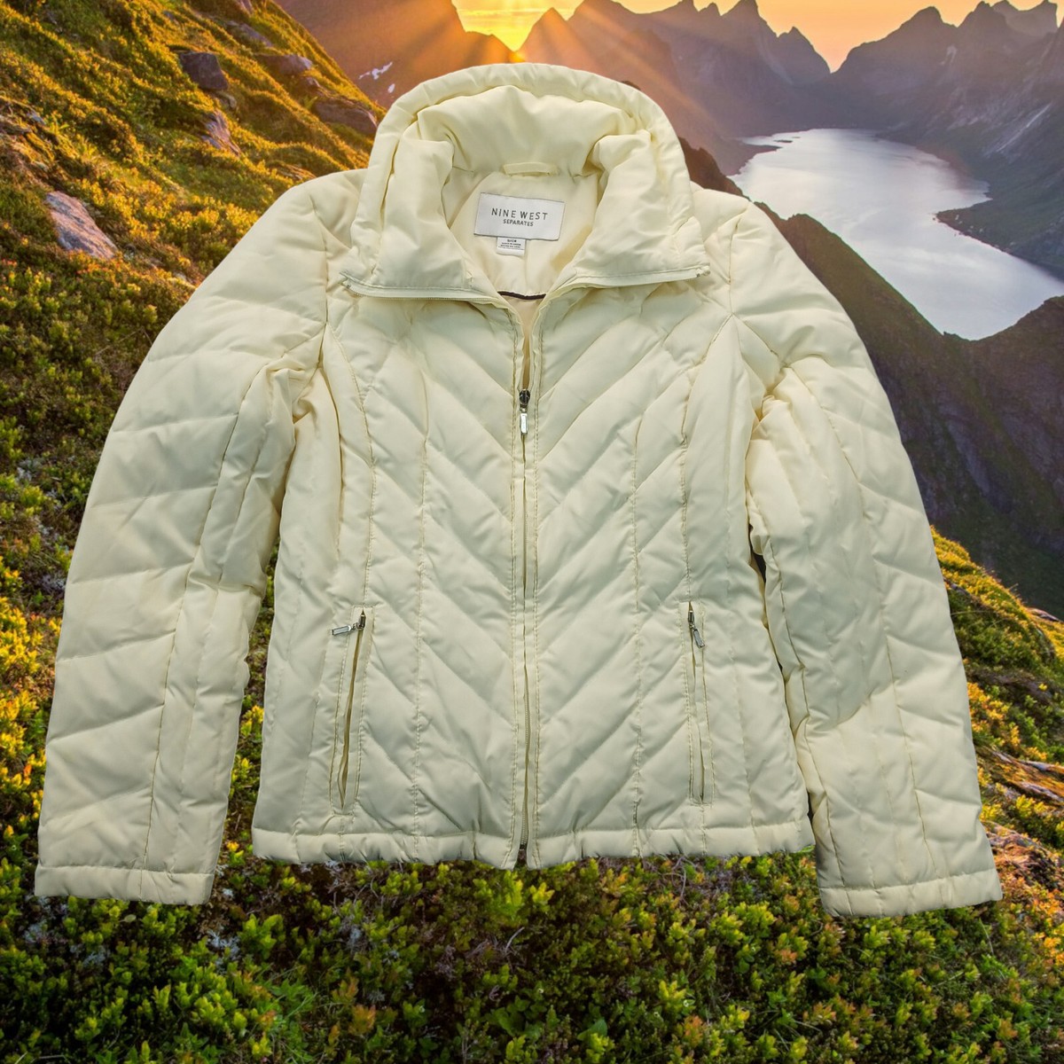 ダウンジャケット・コート YALE 007 Pocket Short Puffer Ivory YD05JP7006IV Yale Puffer Jacket