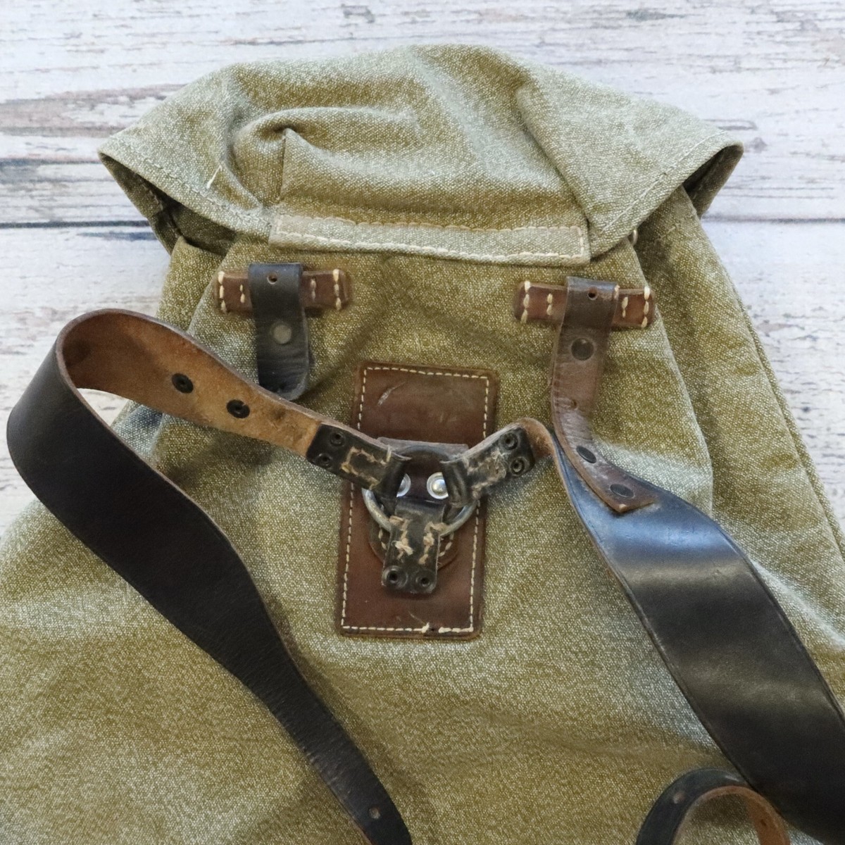 Vintage Swiss Army Military Rucksack Backpack Salt Pepper Canvas | eBay Vintage Swiss Army Military Rucksack Backpack Salt Pepper Canvas | eBay