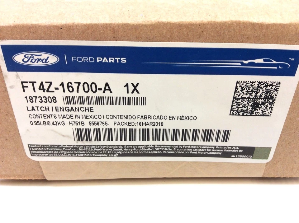 Ford Edge 2015-2018 capó pestillo lanzamiento de seguridad nuevo OEM FT4Z-16700-A Foto 4 de 4