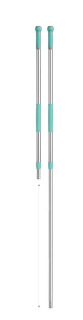 TTS CLEANING S.R.L TTS Manico Telescopico Ergonomico in Alluminio Manico Telescopico in Alluminio per Supporto Pieghevole/Supporto Scopa