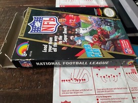 NFL National Football League Nintendo NES CIB Complete In Box!!!