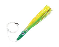 C&H WAHOO WACKER LURE, GREEN/CHARTREUSE/RED CH-WRC-100