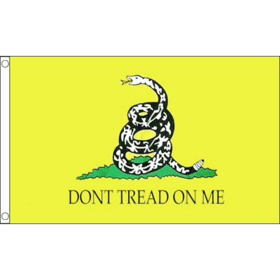 Bandiera Gadsden 3'x5' "Don't Tread On Me" Mimetica - 100% Poliestere 100D - Trade Winds