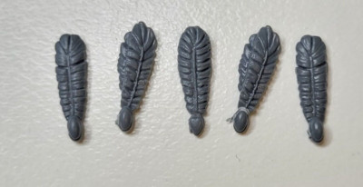 5x ARCHERS PLUMES (Thin) High Elves BITS Warhammer Old World  Age of Sigmar AoS