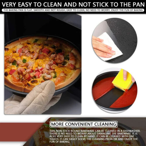 Sartenes antiadherentes para pizza bandeja para pasteles molde para hornear hojas molde para pasteles de masa - Imagen 13 de 20