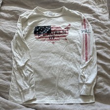 Boys Polo Ralph Lauren Size L 14 16 Off White Long Sleeve T-Shirt USA