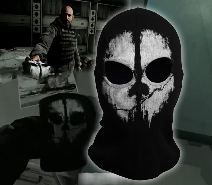 Call of Duty 10 Ghost COD Skull Full Face Mask Ski Skateboard Bike Hood