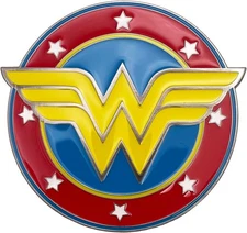 Enamel Magnet - C&D Visionary - Wonder Woman W Shield Logo Symbol Sign 3" NEW