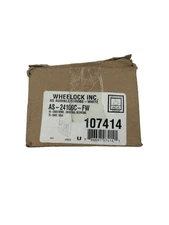 Wheelock AS-24100C-FW Fire Alarm Audible Strobe, White 107414