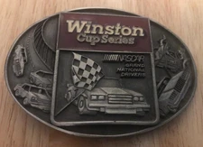 1983 RJR TOB CO. WINSTON CUP SERIES NASCAR GRAND NATIONAL DRIVERS BELT BUCKLE