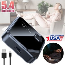 Bluetooth 5.4 Audio Adapter Wireless Receiver Transmitter MP3 Player 3.5mm USA