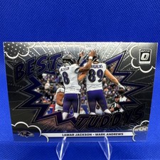 2025 Panini Donruss Optic Best Tuddys Insert Lamar Jackson Mark Andrews #15 NFL