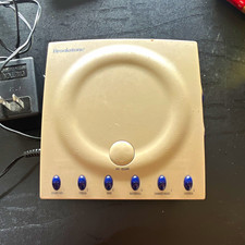 Brookstone Sound Therapy Sleeping Aid White Noise Sound Machine Beige/Blue