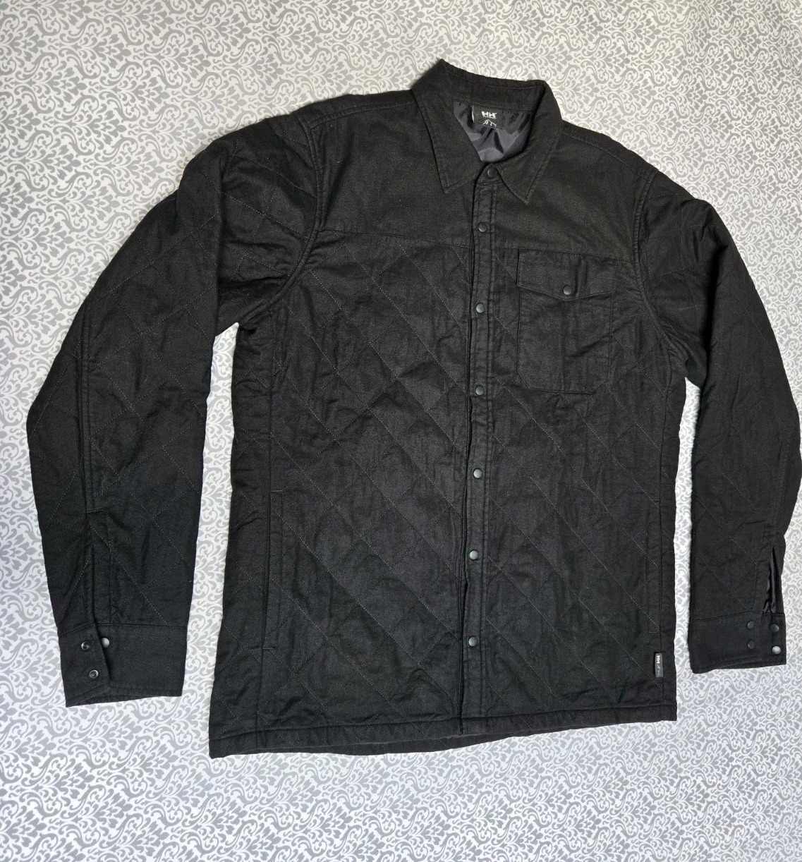 Helly Hansen Men's Ebony Black Isfjord Insulated Shacket Size Large Shirt Jacket
Opens in a new wind