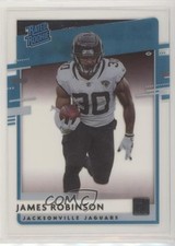 2020 Panini Chronicles Clearly Donruss Rated Rookie James Robinson #RR-JR 2l4