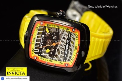 Invicta Men's S1 Rally DIABLO 44mm Dial Yellow/Black AUTOMATIC Watch