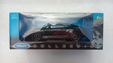 WELLY 1:18 2009 Bugatti Veyron Black Diecast Car Unopened Box