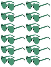 12/20/24 Pairs Heart Sunglasses for Women Men, Trendy Heart Shaped