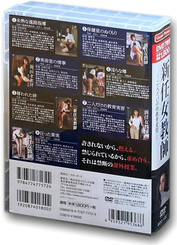 New Female Teacher 7 Disc Box - Sexual Education Training [Japanese DVD] - Image 2 of 4