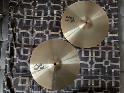 Paiste Giant Beat 14'' Hi Hat, Neuauflage 2005 mit Seriennummer