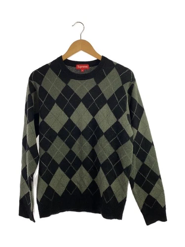Pull tricoté Supreme (épais moyen acrylique vert occasion