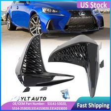 Fog Light Covers Front Bumper Leftright For 2016-2020 Lexus Is200t Is300 Is350 Fog Light Covers Front Bumper Leftright For 2016-2020 Lexus Is200t Is300 Is350