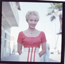 Jane Powell Photo Shoot 1950's Camera Original 2.25 x 2.25 Transparency