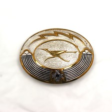 Silver Plated Cowboy & Western 1980s Vintage Belt Buckles  display picture 1