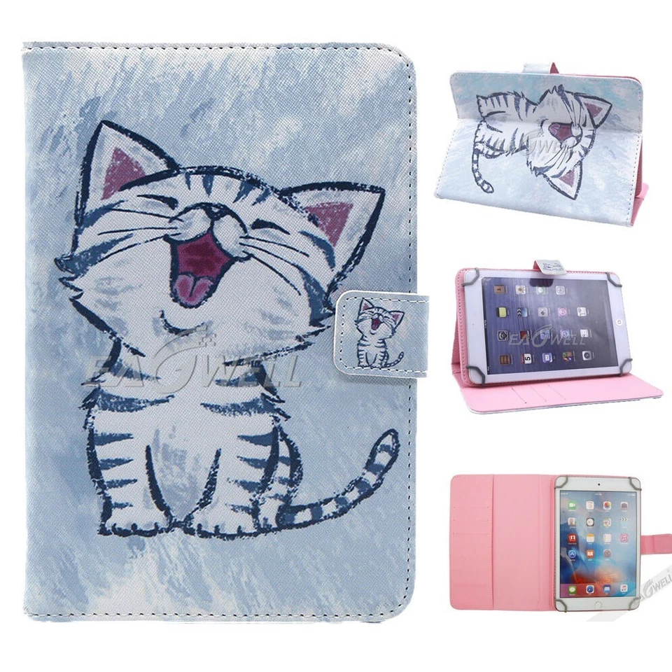For Laser 7 / 10 Inch Tablet  - Universal Pattern Adjust PU Leather Case Cover - Image 2 of 4