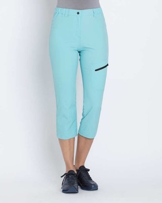 Hose blau 34 Damen 6/8-Active Hose in Komfort-Qualität türkis UVP: 59,99  8.9156