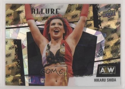 2022 Upper Deck Allure AEW Horizontal AEW Logo 14/299 Hikaru Shida #123 18dh