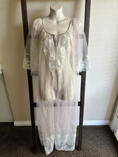 Jenelle of California Vintage Peignoir Sheer Robe