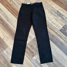 Member's Mark Men's Lightweight Black Straight Fit Denali Pant 34x34 NWT UPF 50
