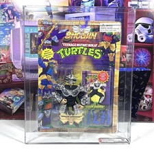 Vintage 1994 TMNT MOC SHOGUN SHREDDER Blue Accessories Graded AFA 80 Playmates
