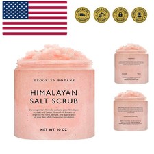 Himalayan Salt Body Scrub - Moisturizing and Exfoliating Body, Face, Hand, Fo...
