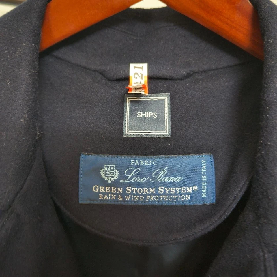 ENVÍOS Abrigo Loro Piana Tela Verde Sistema Tormenta Talla M Foto 3 de 4