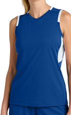 Sport-Tek LST441 Women's Club Sleeveless V-Neck - CHOOSE YOU SIZE