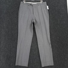 Brooks Brothers Madison Fit Pants Men's 36x32 Gray Merino Wool Dress Slacks