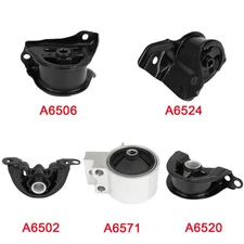 5PC Motor&Trans Mounts Set for Honda HONDA Civic 1.6L 94-95 A6506 A6524 A6502