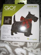 Accuquilt Go Fabric Cutting Die Scottie Dog #55224 Quilting Tool 4 1/2" x 4 5/16
