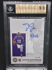 2020 Panini Encased #SCS-JE Justin Jefferson /50 Rookie Scripted Auto Vikings