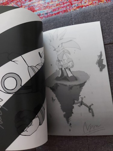 Sonic the Hedgehog Doujinshi NEVER GIVE UP *NEW* SEGA Silver 10th Anthology 48p - Bild 16 von 18