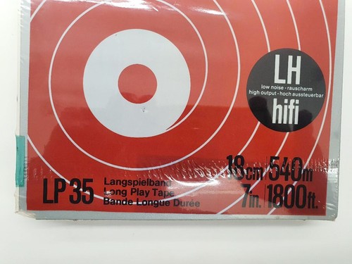 3 New Sealed BASF LP35 Long Play Reel To Reel Tape 7” - 1800' - Picture 3 of 4