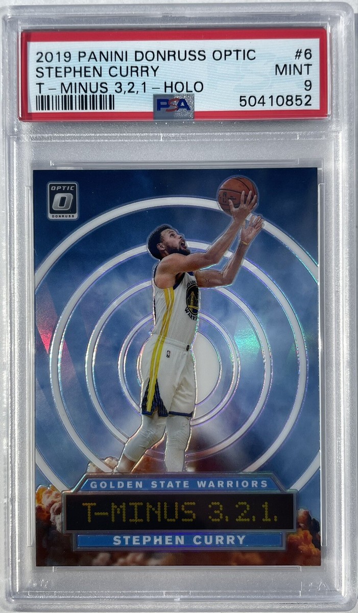 Stephen Curry 2019 Panini Donruss Optic T-Minus 3,2,1 Holo