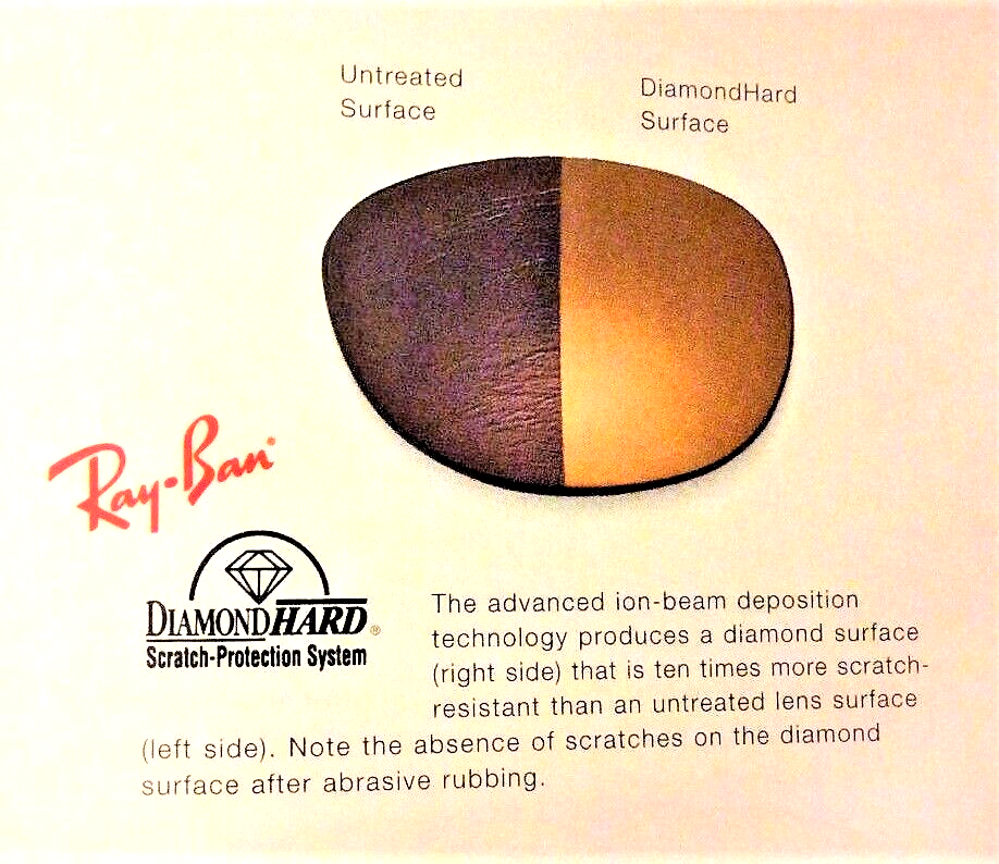 Ray-Ban USA B&L Diamond Hard Aviator Outdoorsman 62mm W1508