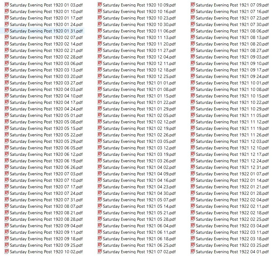 SATURDAY EVENING POST 1920S 505 Classic Issue Collection PDF On USB Flash Drive - Image 3 of 4