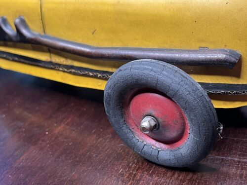 1920s KoKoMo Electricar Vintage Metal Race Car Toy w/ Driver, Original Paint - Picture 9 of 12