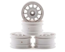 Tamiya M-Chassis 11 Spoke Racing Wheels (White) (4) [TAM51394]