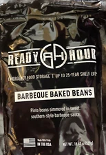 Barbeque Baked Beans 25-year Shelf Life 8 Srvg Emergency Survival Food Pouch Kit